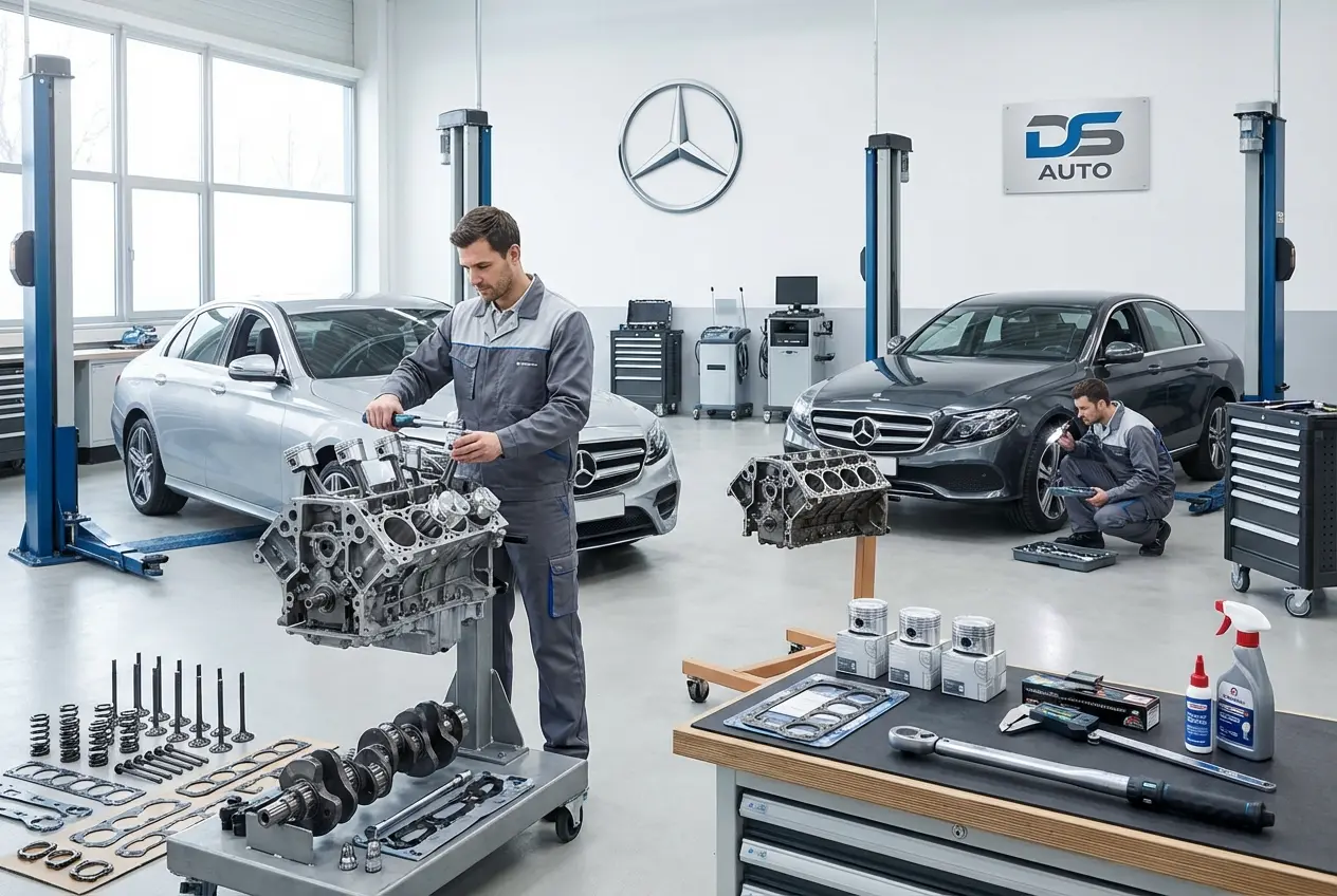 Капитальный ремонт двигателя Mercedes в Жуковском